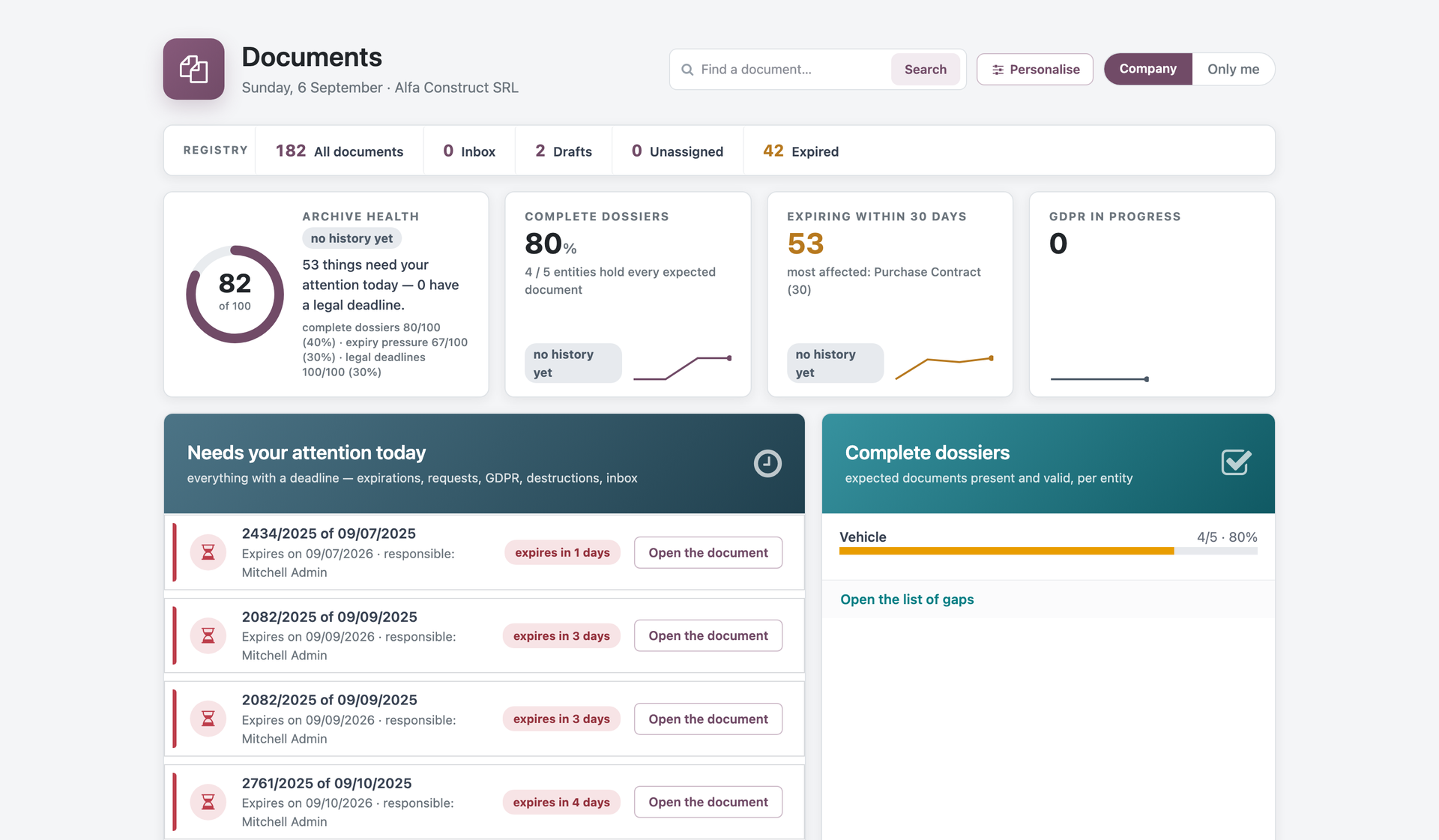 Documents in Odoo