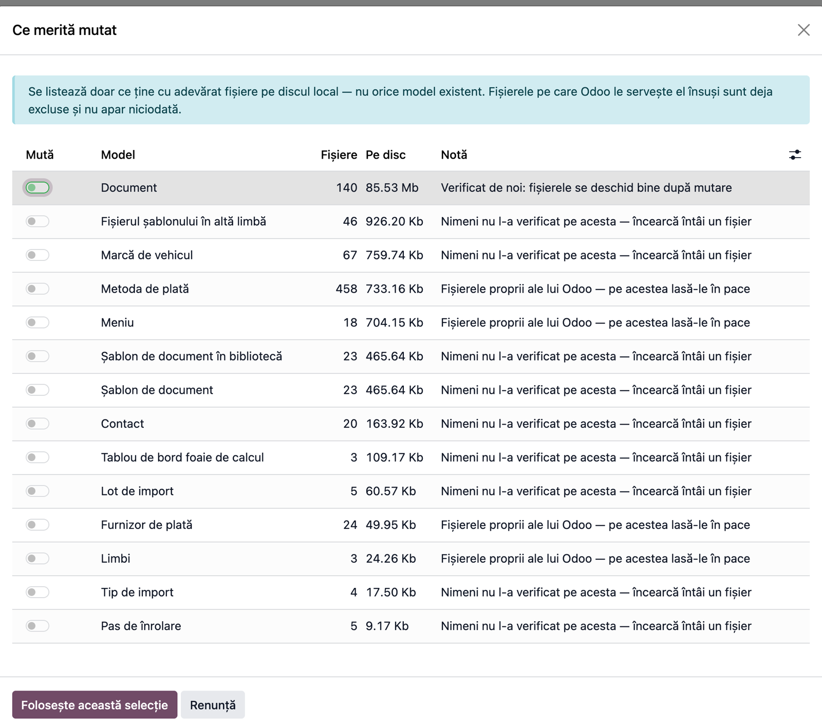 File Offload în Odoo
