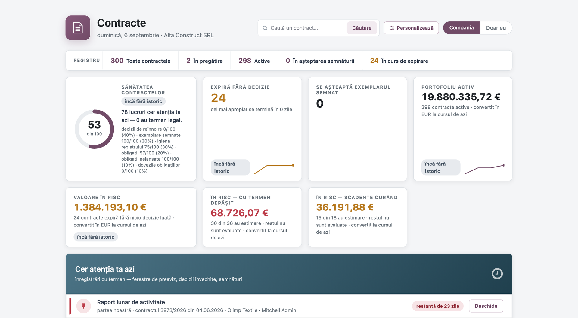 Contracts în Odoo