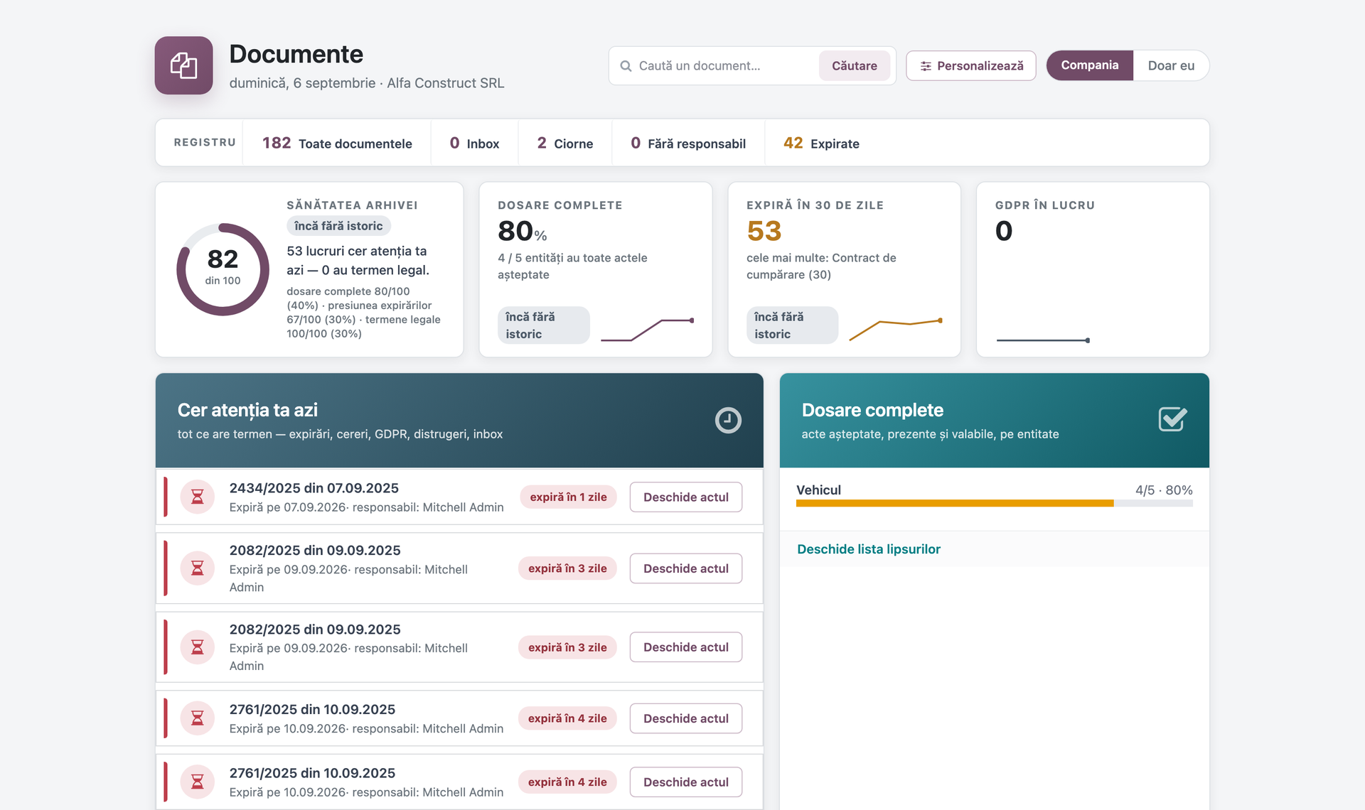 Documents în Odoo