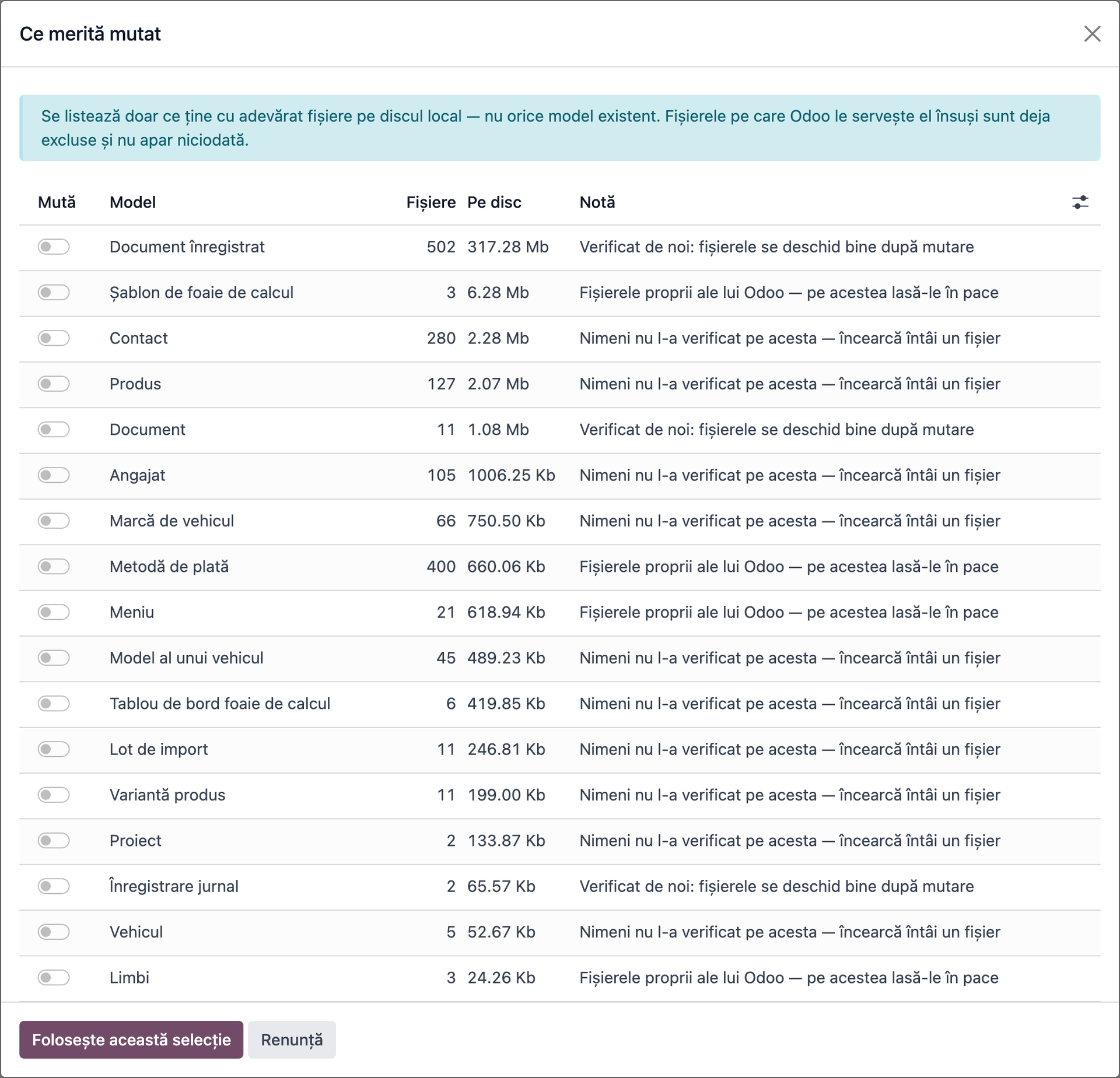 File Offload în Odoo