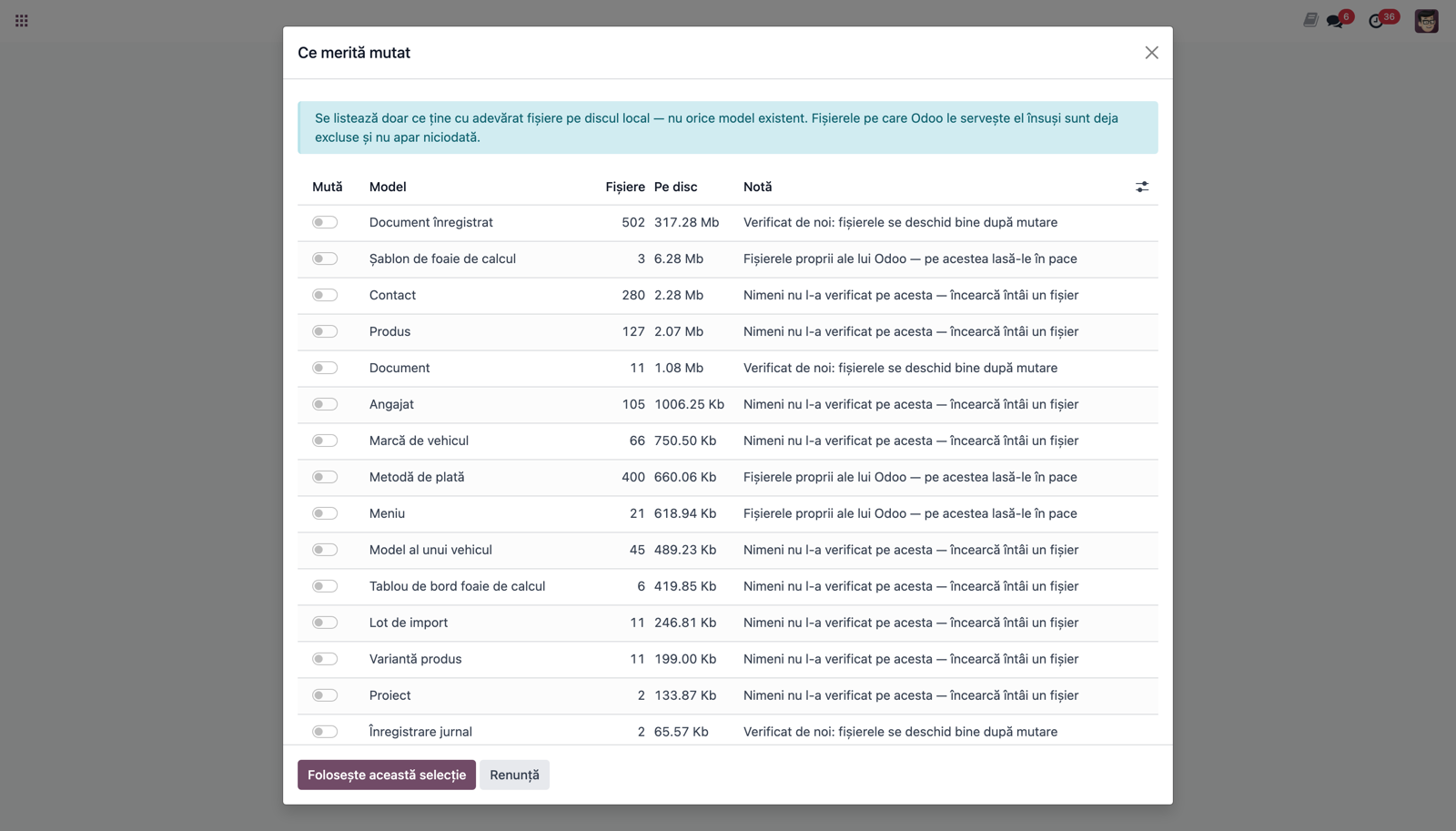 File Offload în Odoo